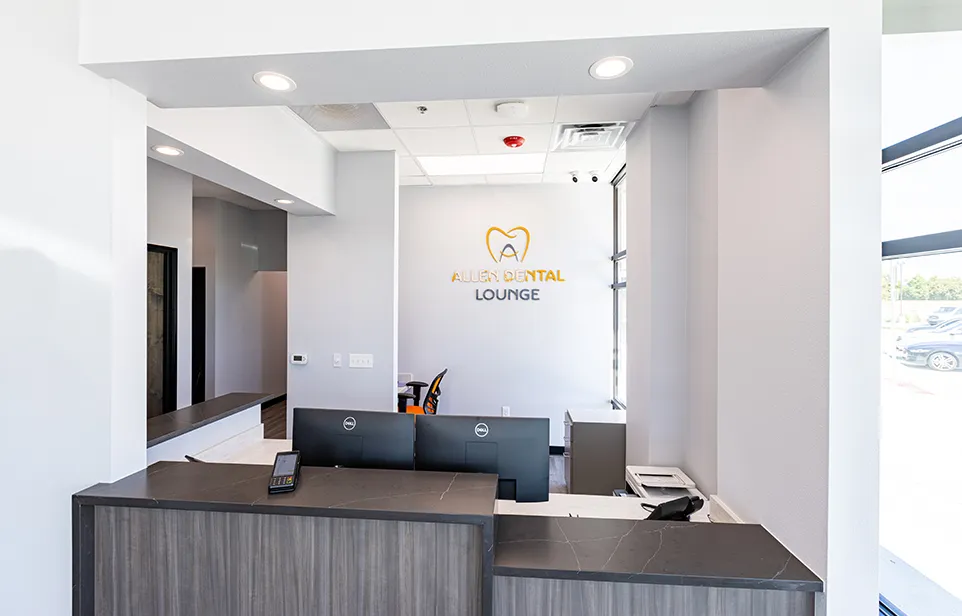 allen dental lounge front desk