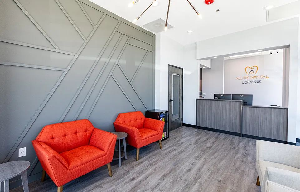 allen dental lounge waiting lobby