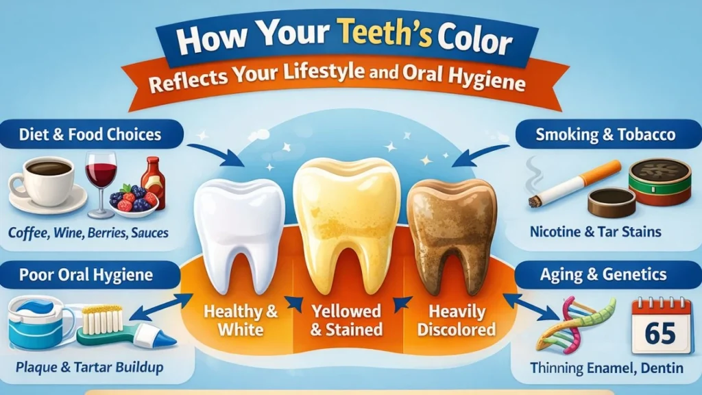 teeth color