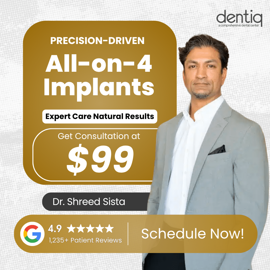 $99 All-on-4 implant consultation — Dentiq Dentistry Houston